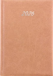 Naptár, tervező, B5, heti, DAYLINER, "Rebel", bézs